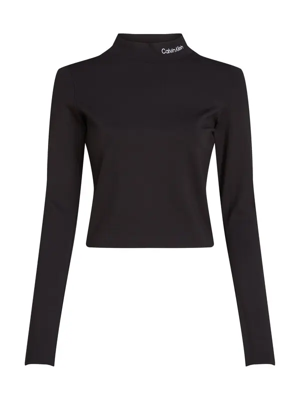 Logo Stretch Long Sleeve Top