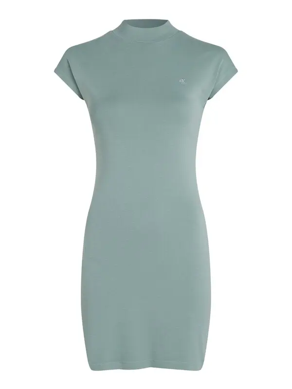 Slim Cotton Cap Sleeve Dress