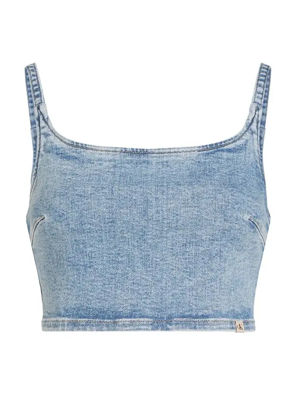 Denim Bralette Top