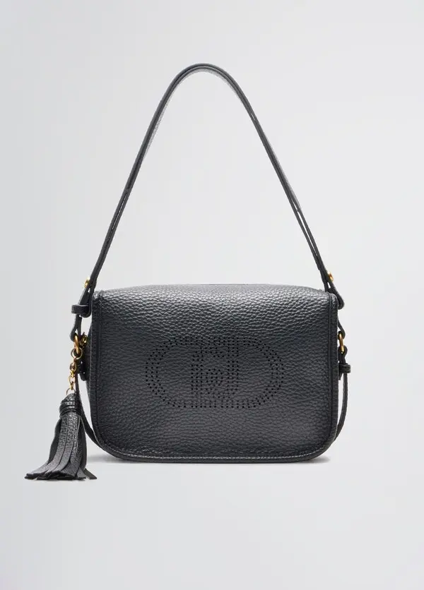 Leather Flap Shoulder Bag