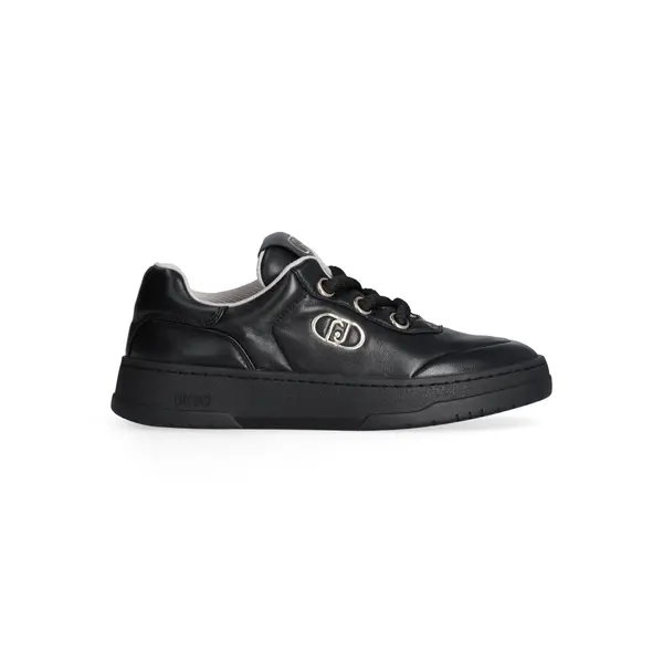 Lace-Up Leather Sneakers