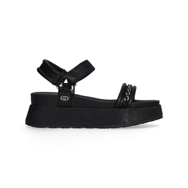 Platform Chain Detailing Sandals