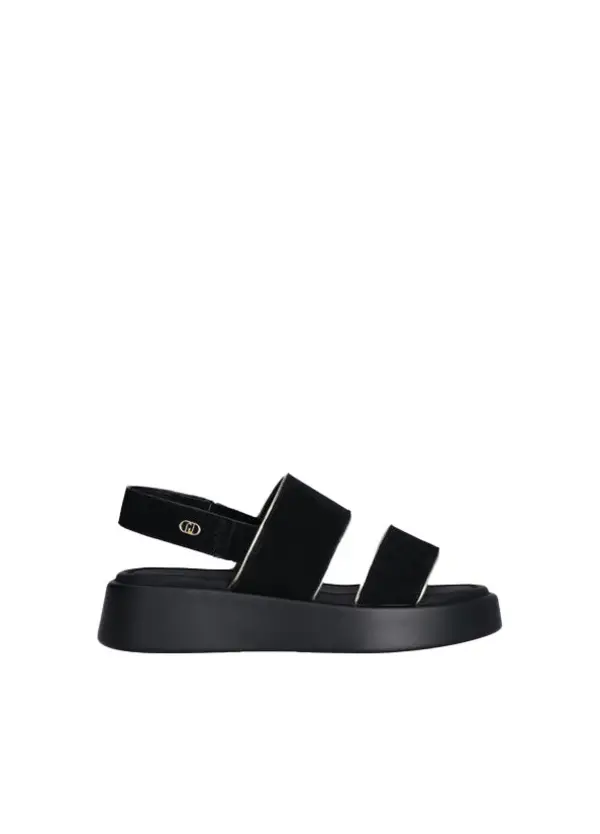 Suede Platform Sandals