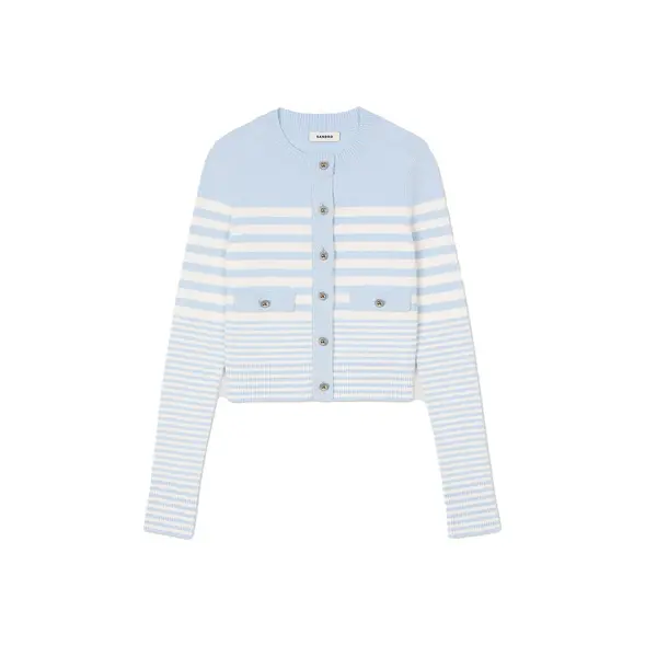Striped Knit Cardigan