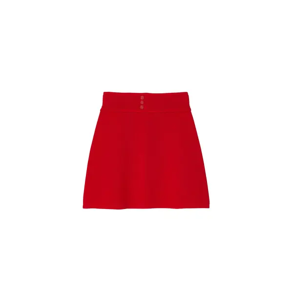 Short Knit Skirt