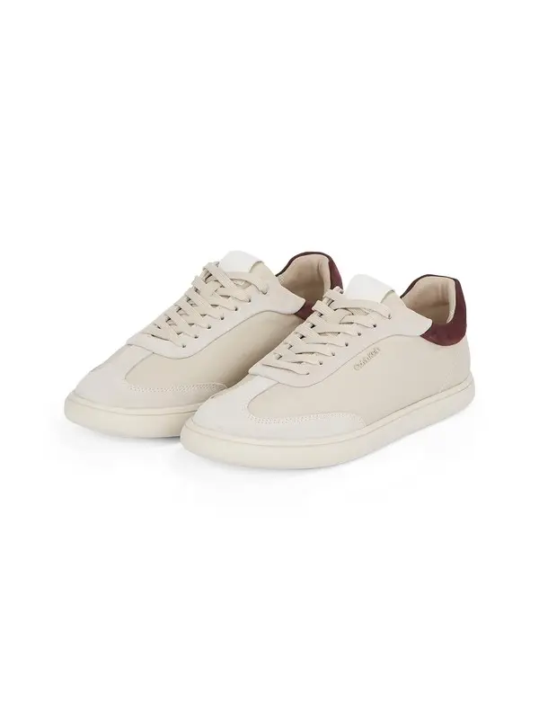  Cupsole Lace Up Leather Trainers