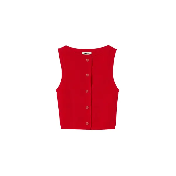 Round Neck Sleeveless Jumper