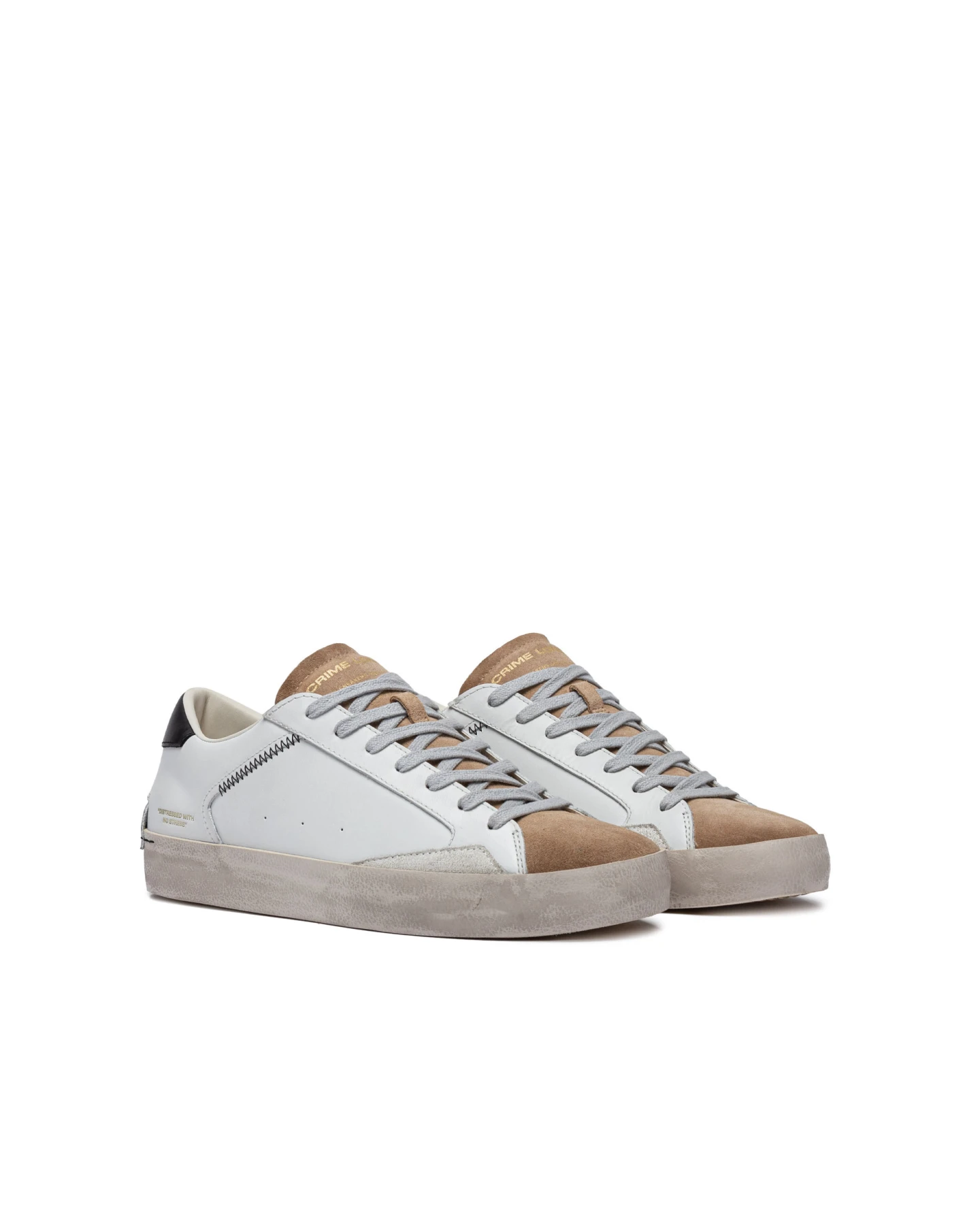  Distressed Sadle Brown Sneakers Gallery