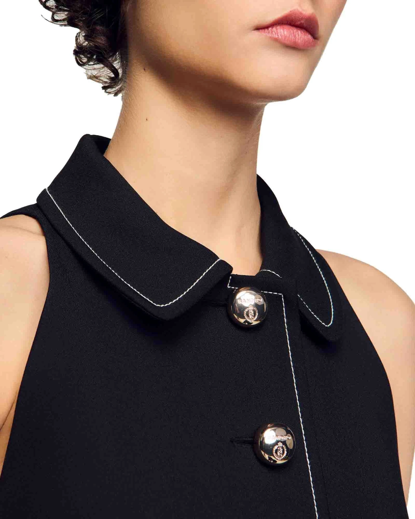 Collar Short Dress Gallery