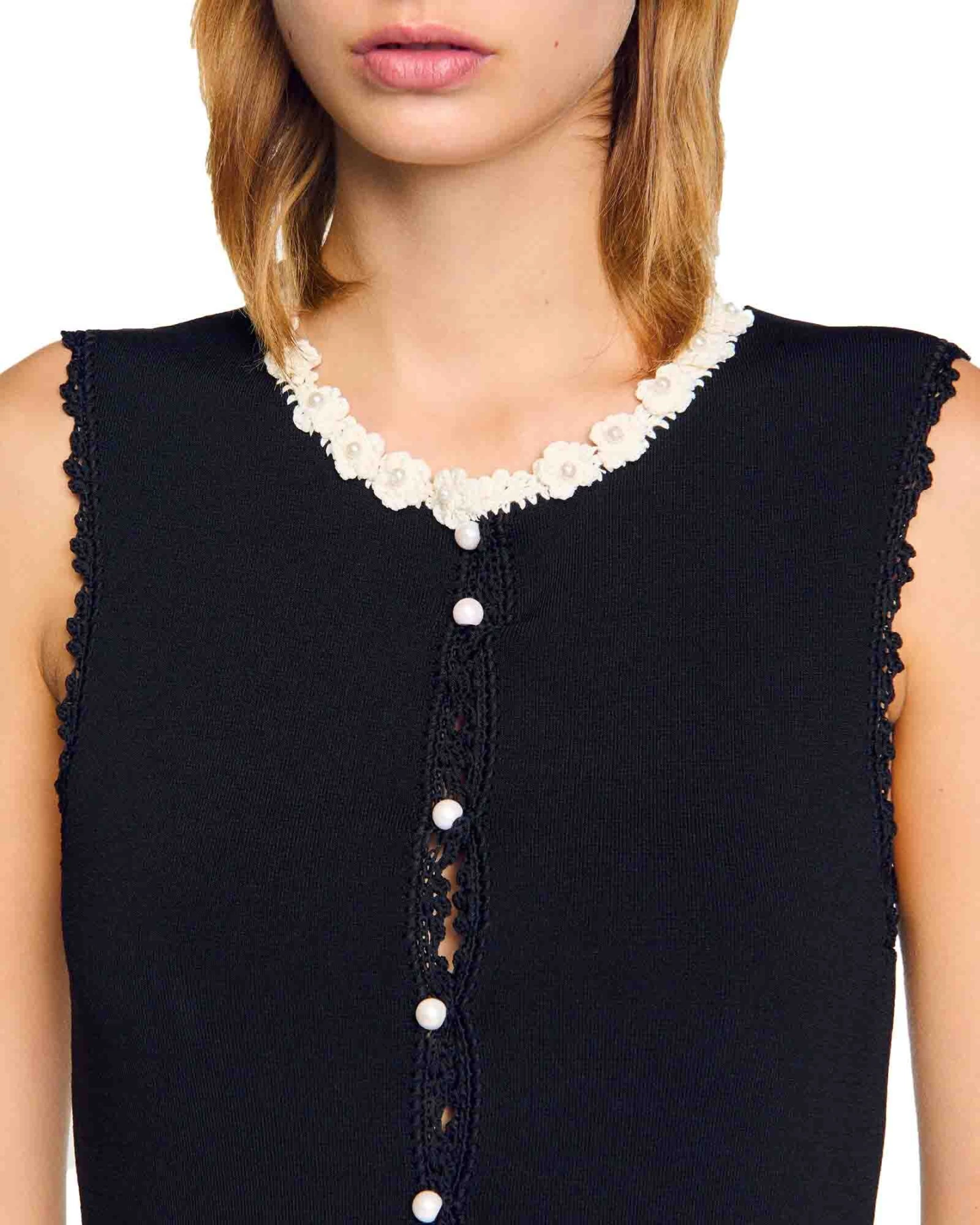 Long Dress with Crochet Detailing Gallery