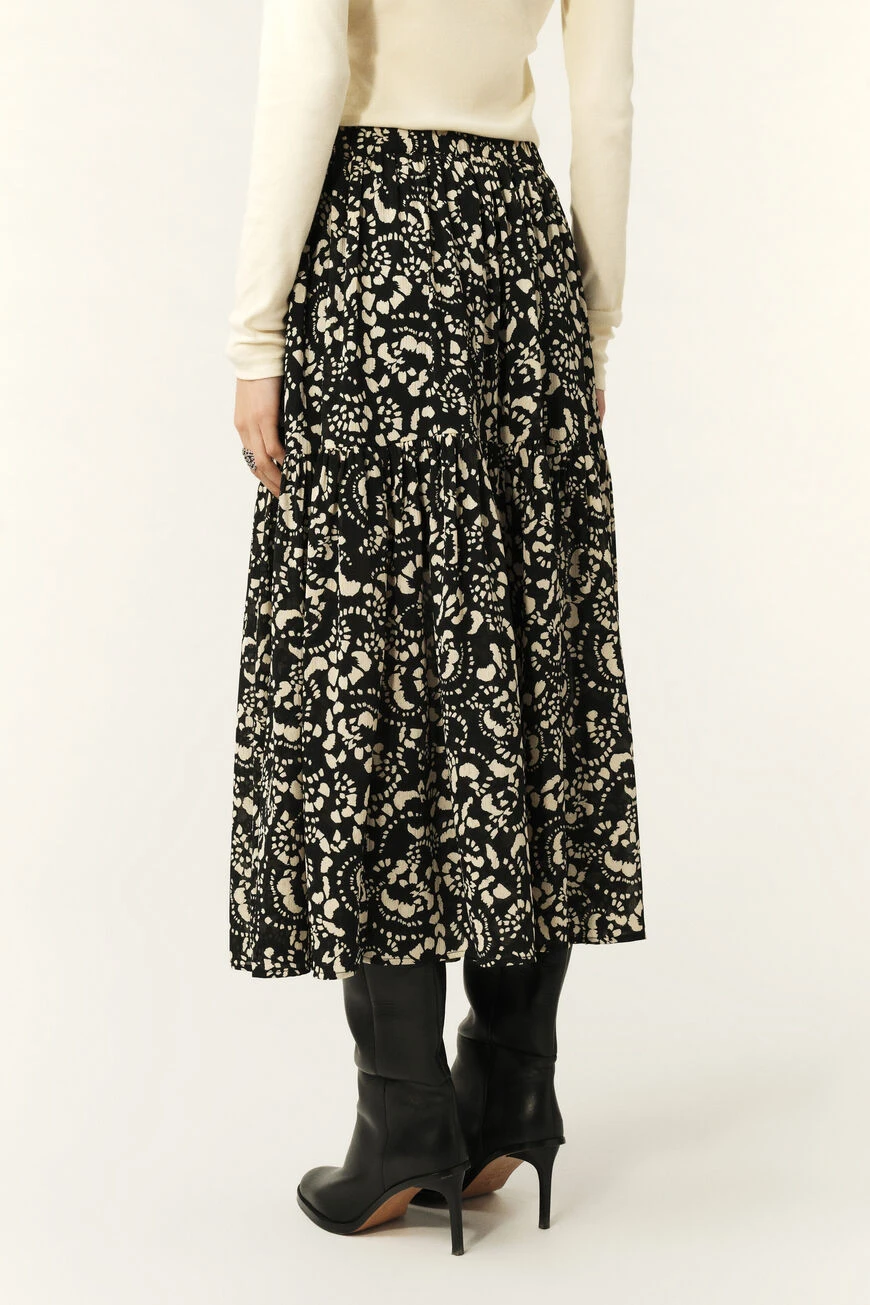 Tiered Midi Skirt Gallery