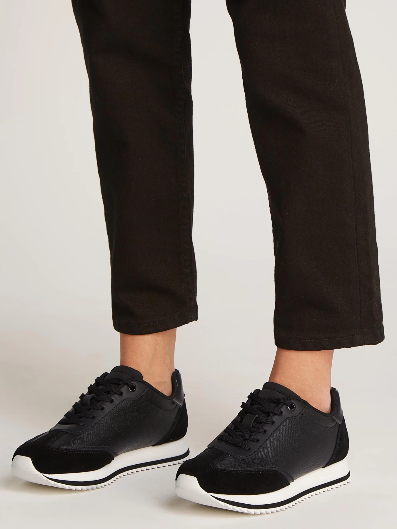  Runner Lace Up Monogram Trainers Gallery