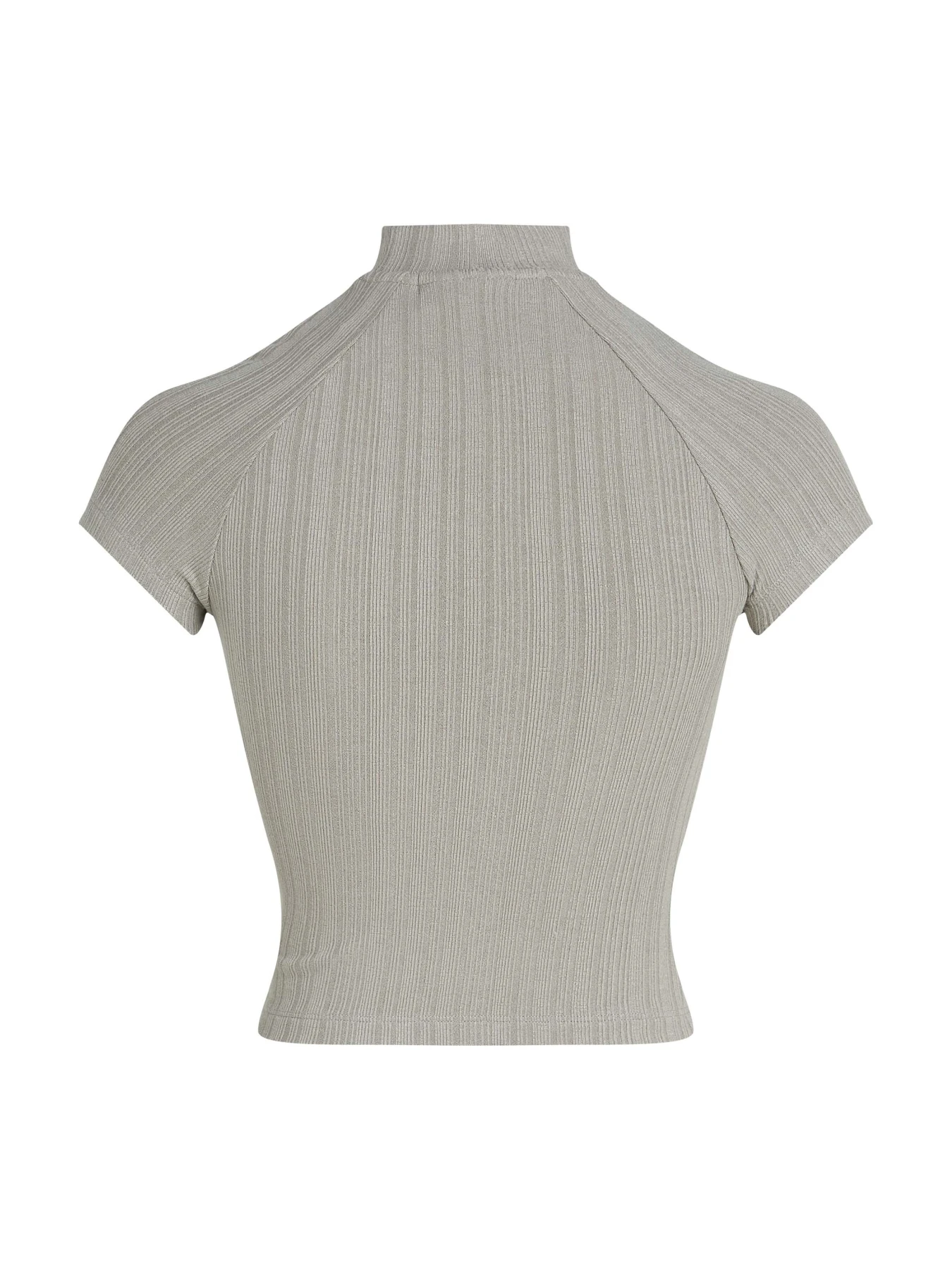 Ribbed Mock Neck Top Gallery