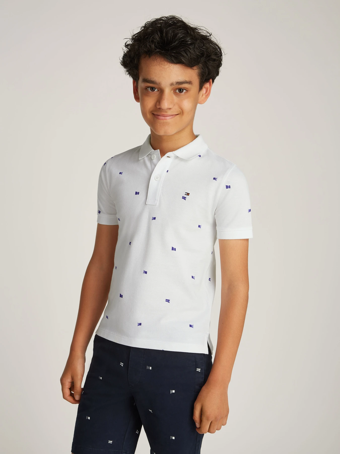 Regular Fit Flag Short Sleeve Polo  Gallery