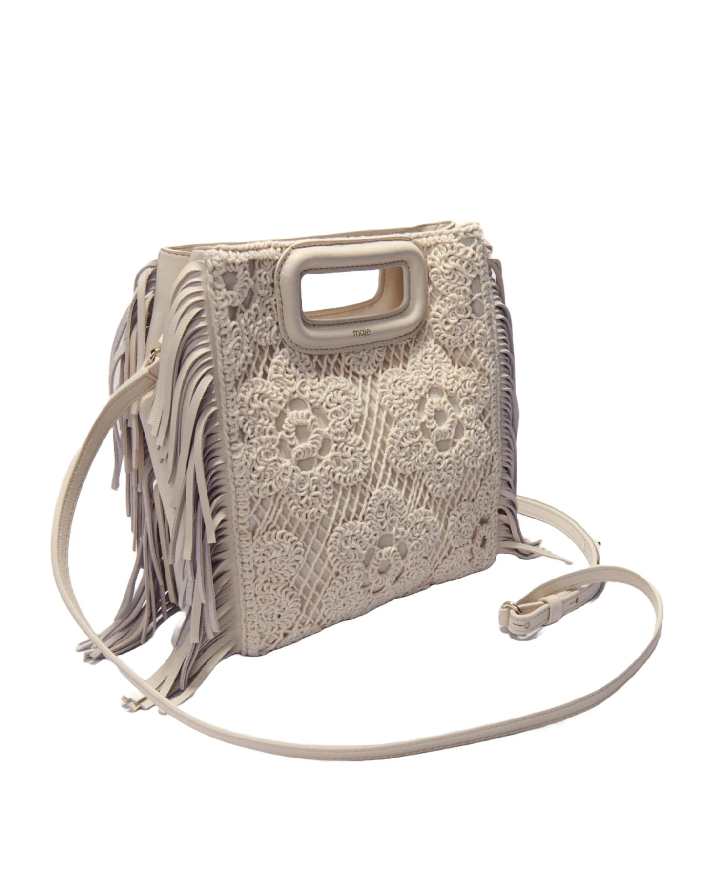 Openwork Crochet Crossbody Bag Gallery