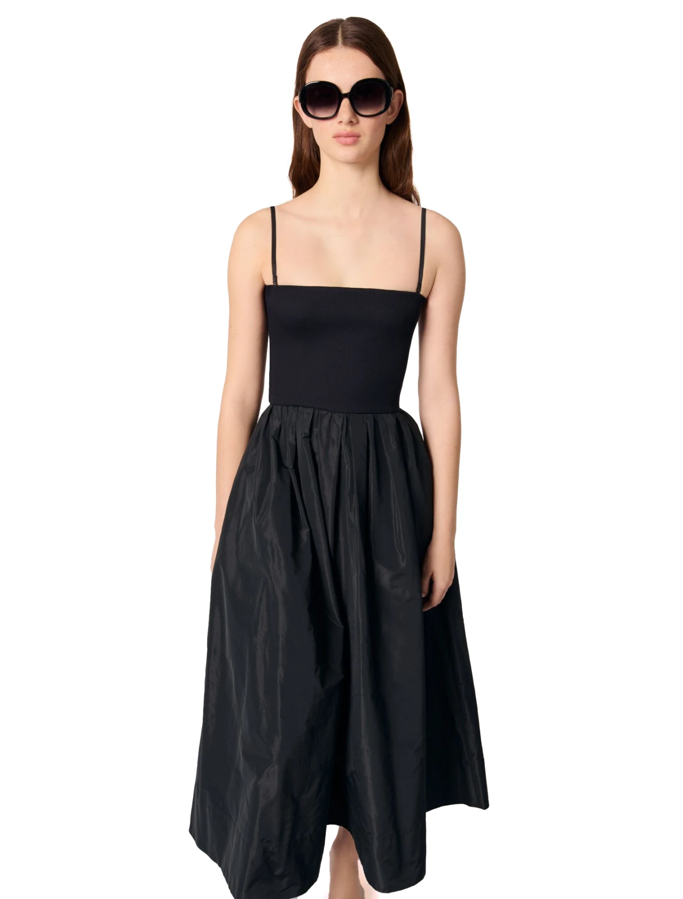 Strapless Mesh and Tafetta Dress Gallery
