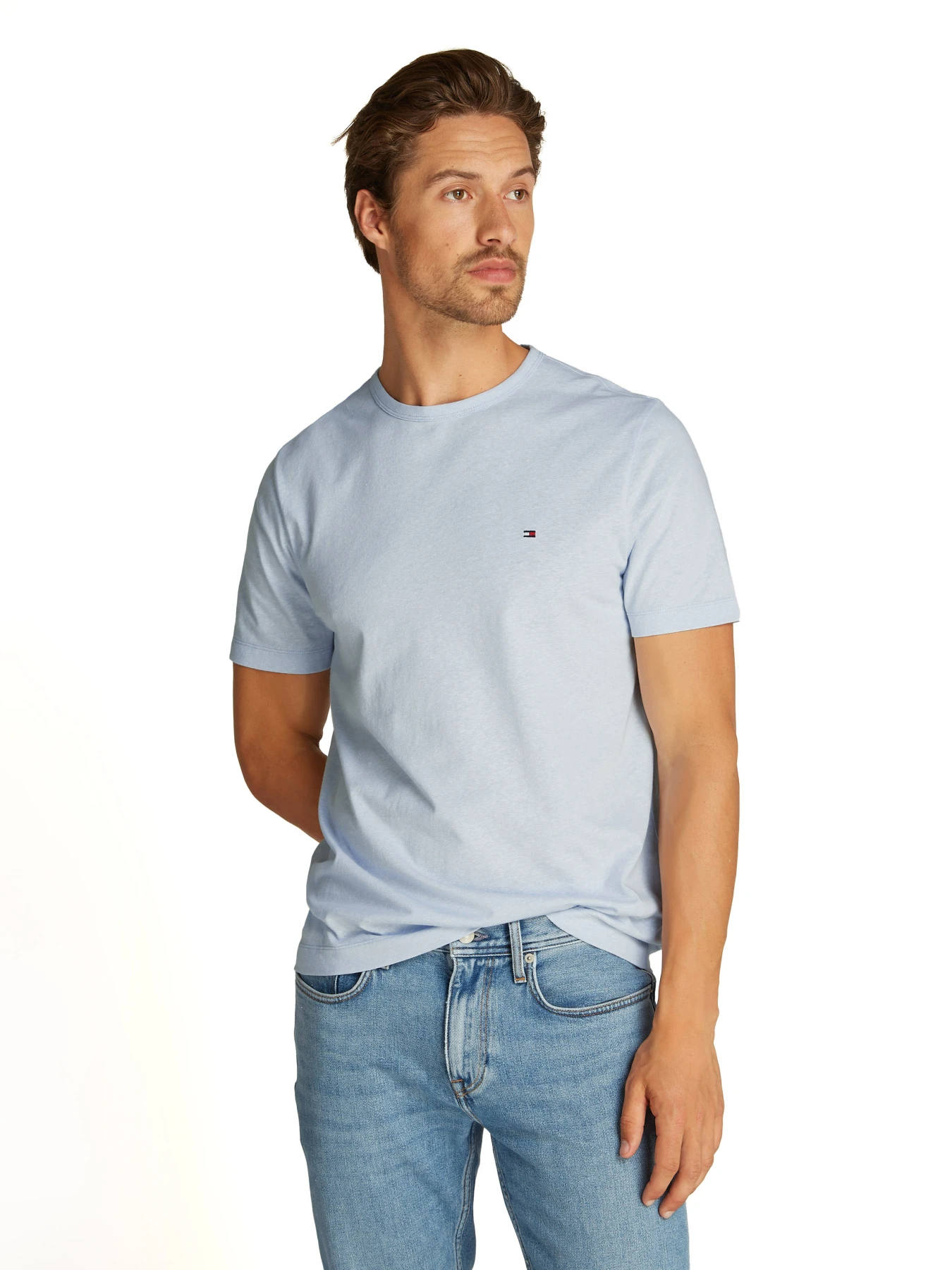 Regular Fit Cotton Linen T-Shirt Gallery