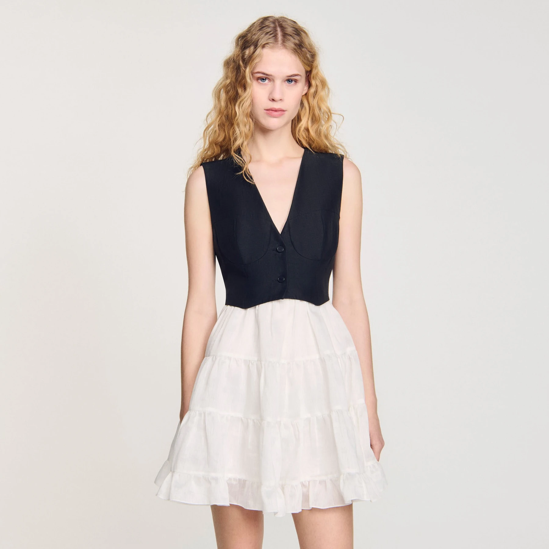 Two-Tone Short Dress Gallery