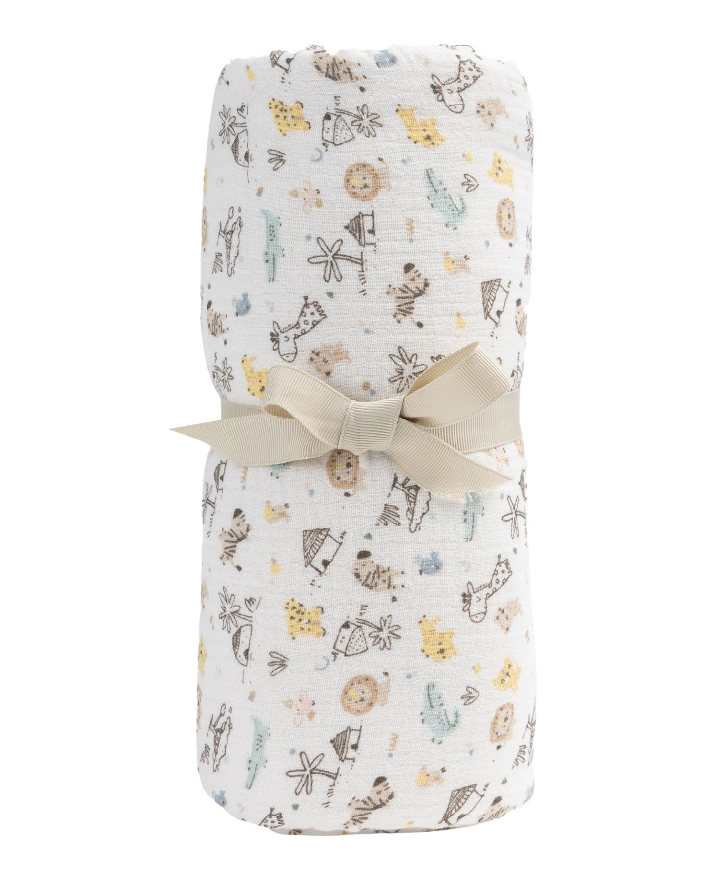 Savannah Printed Ecru Birth Blanket Gallery