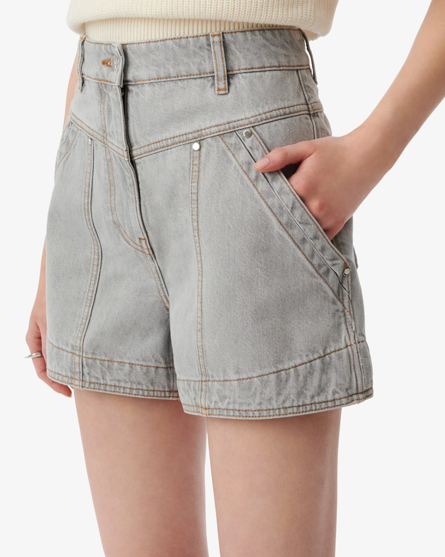  High Waisted Denim Shorts  Gallery