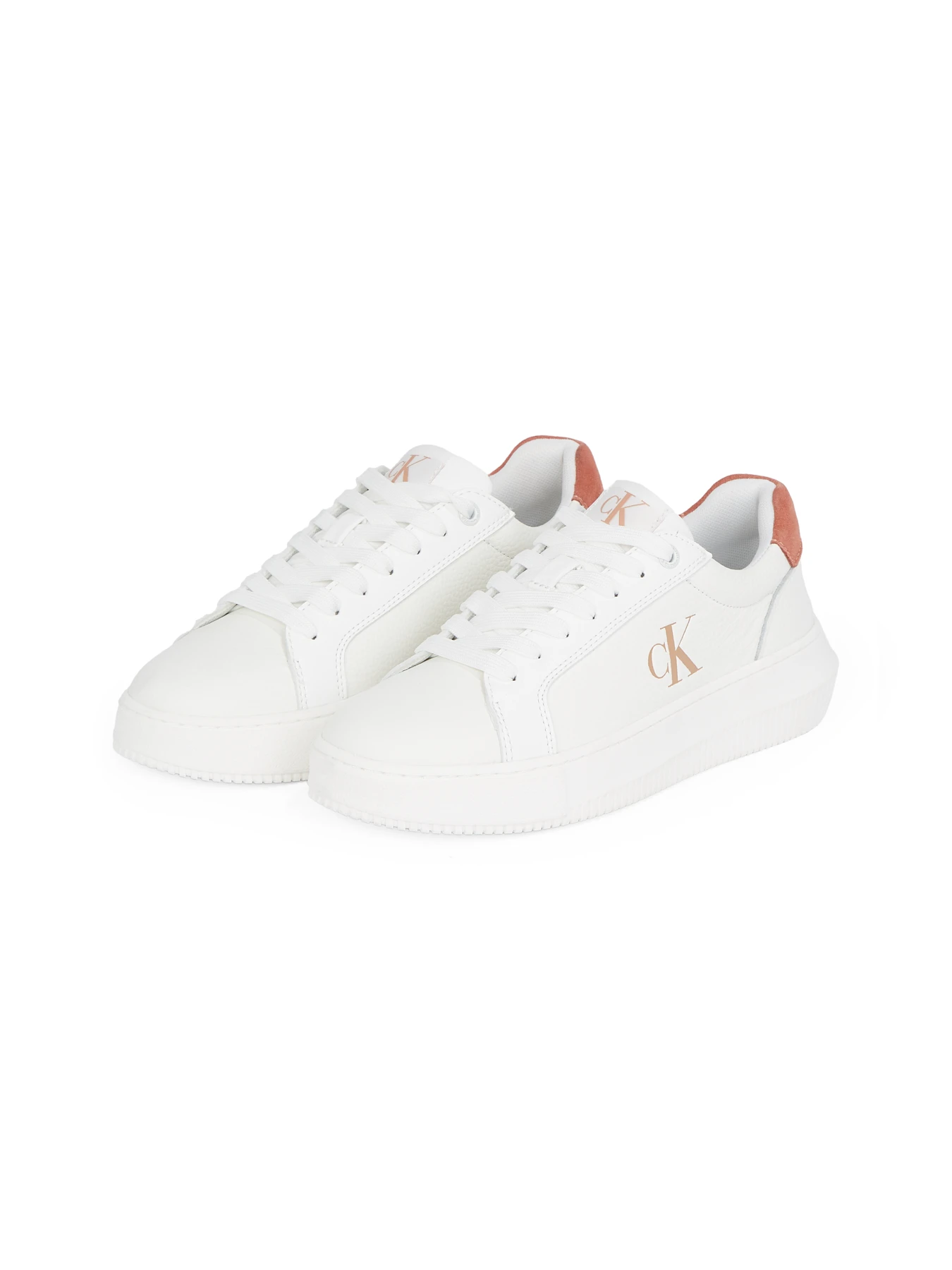 Chunky Cupsole Leather Low Trainers Gallery