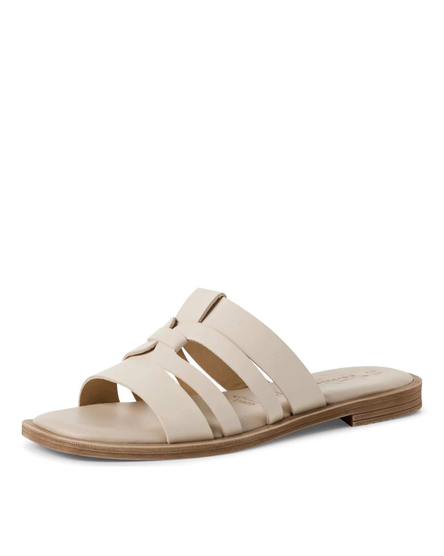  Open Toe Leather Slides Gallery