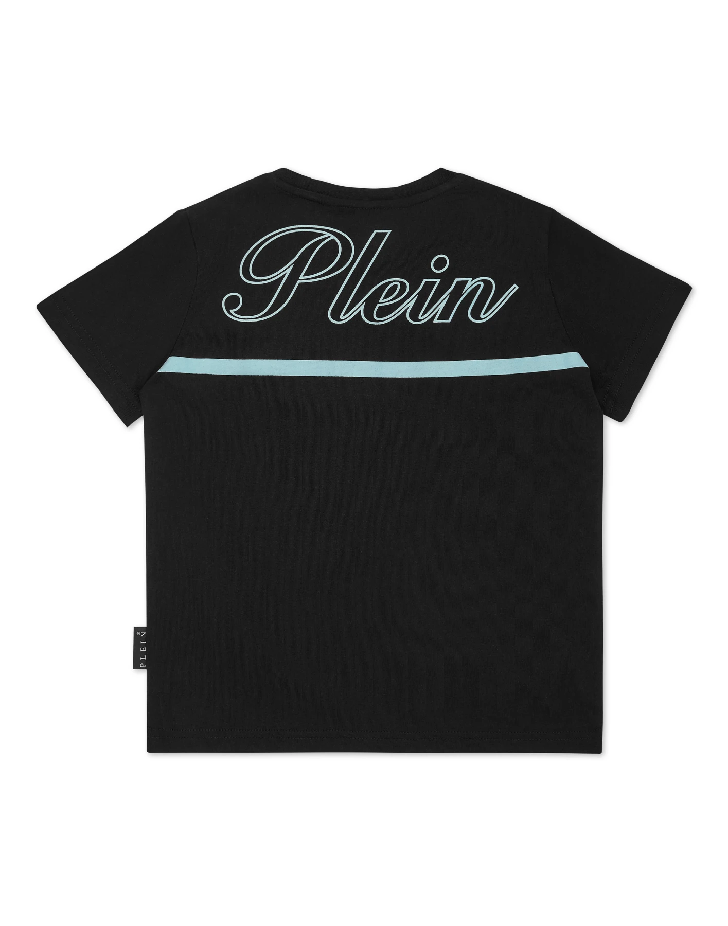  Italic Plain Round Neck T-shirt Gallery