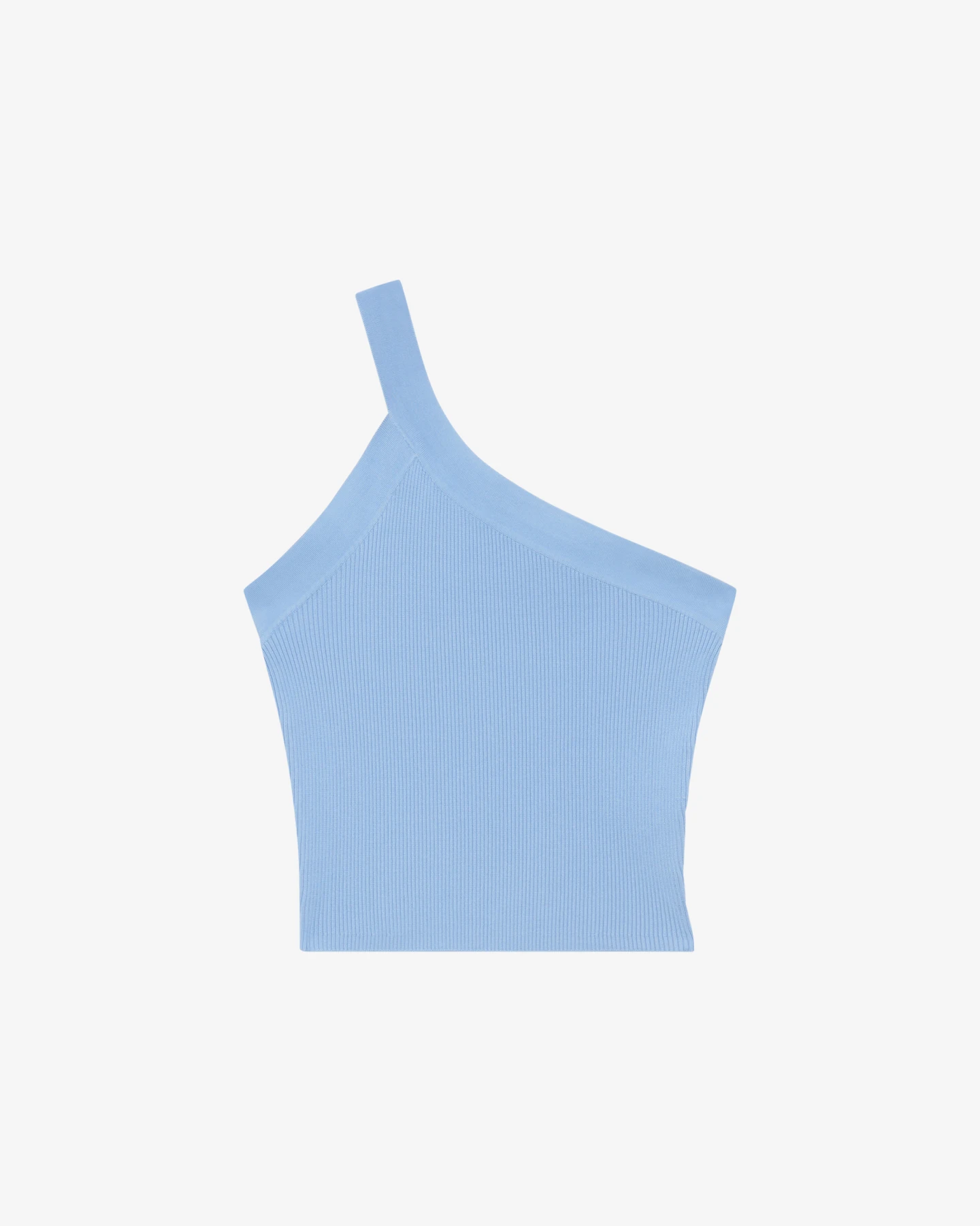 Asymmetrical Ribbed Top Gallery