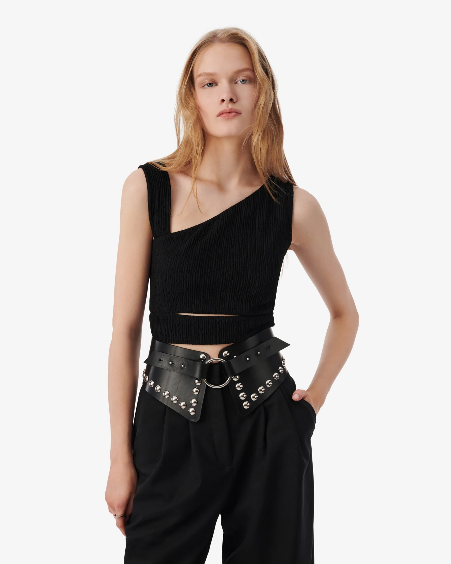 Asymmetrical Crop Top Gallery
