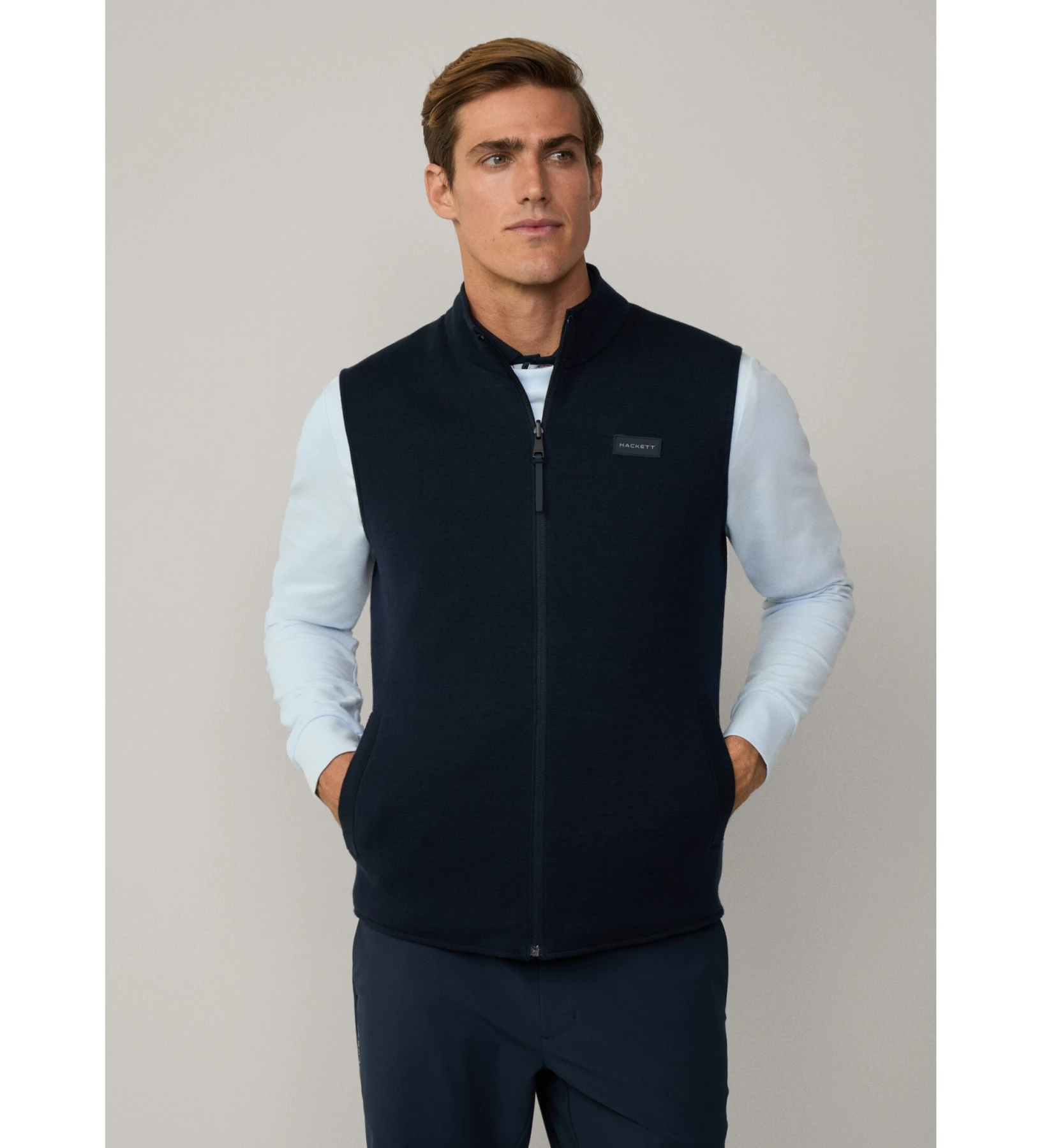 Reversible Knitted Hybrid Gilet Gallery