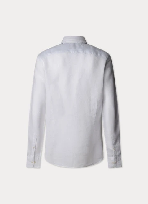  Tailored Fit Linen Knet Shirt Gallery