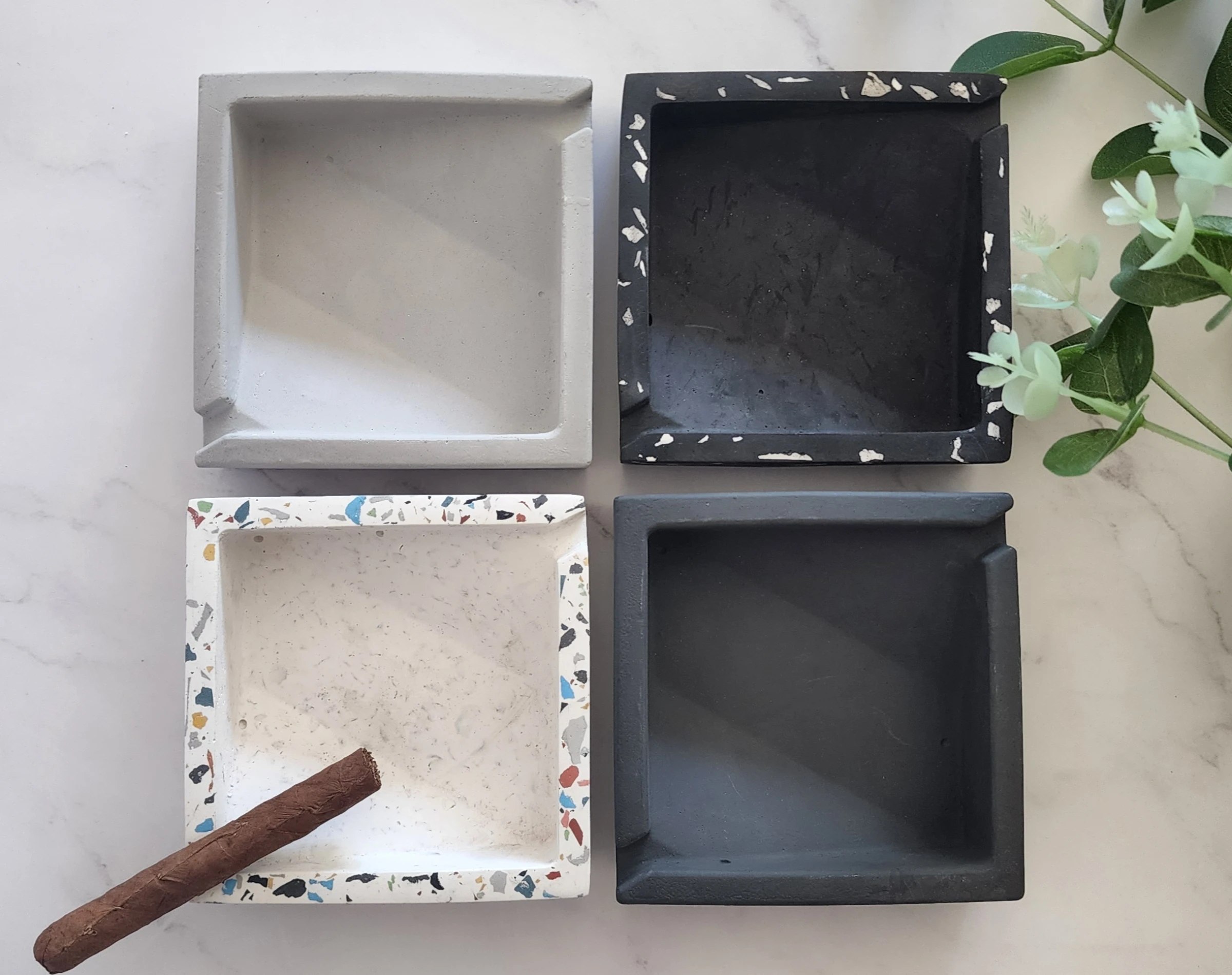 The Mini Ashtray White Terrazzo  Gallery