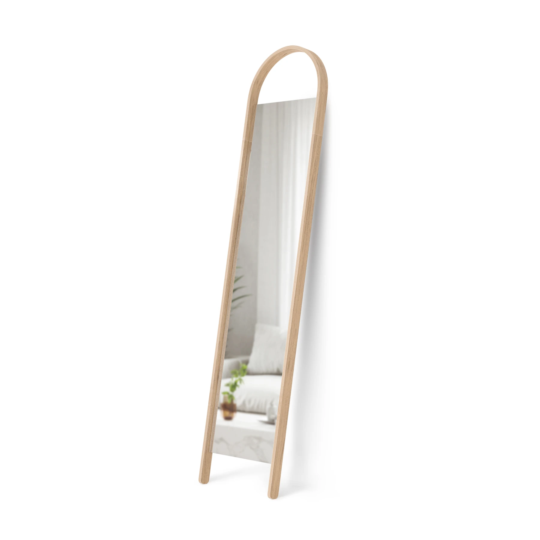  Bellwood Leaning Mirror Natural Gallery