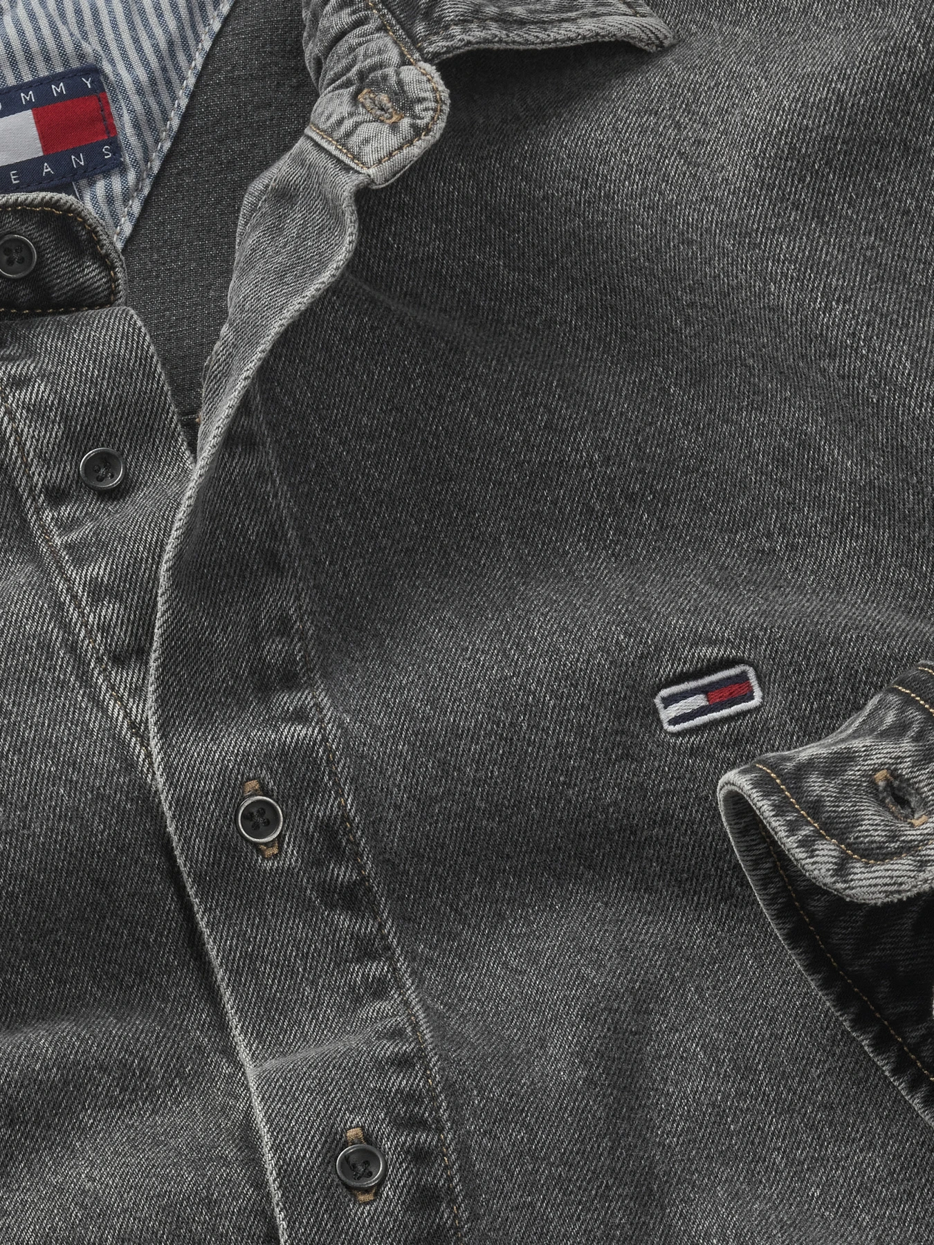 Regular Fit Stretch Cotton Overshirt Gallery