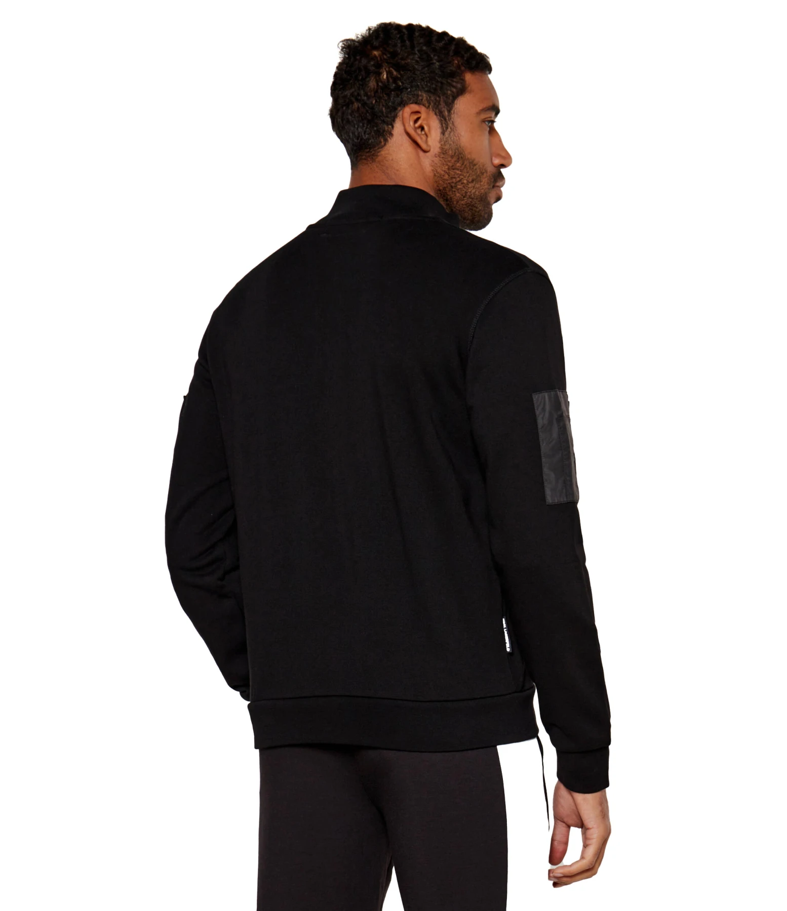 Zip-Up Jacket with Contrast Accents Gallery
