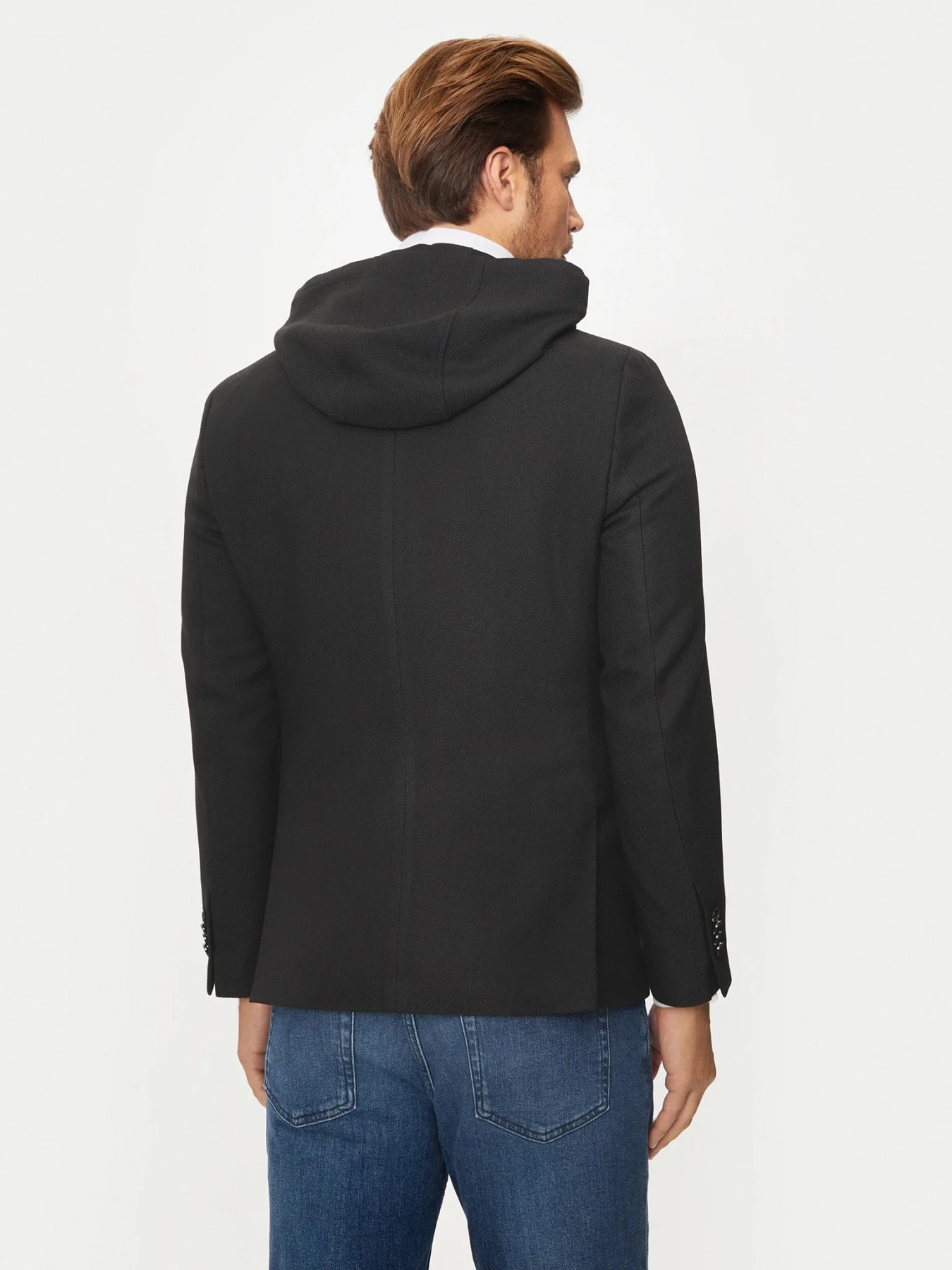 Two-in-One Hooded Blazer Jacket Gallery
