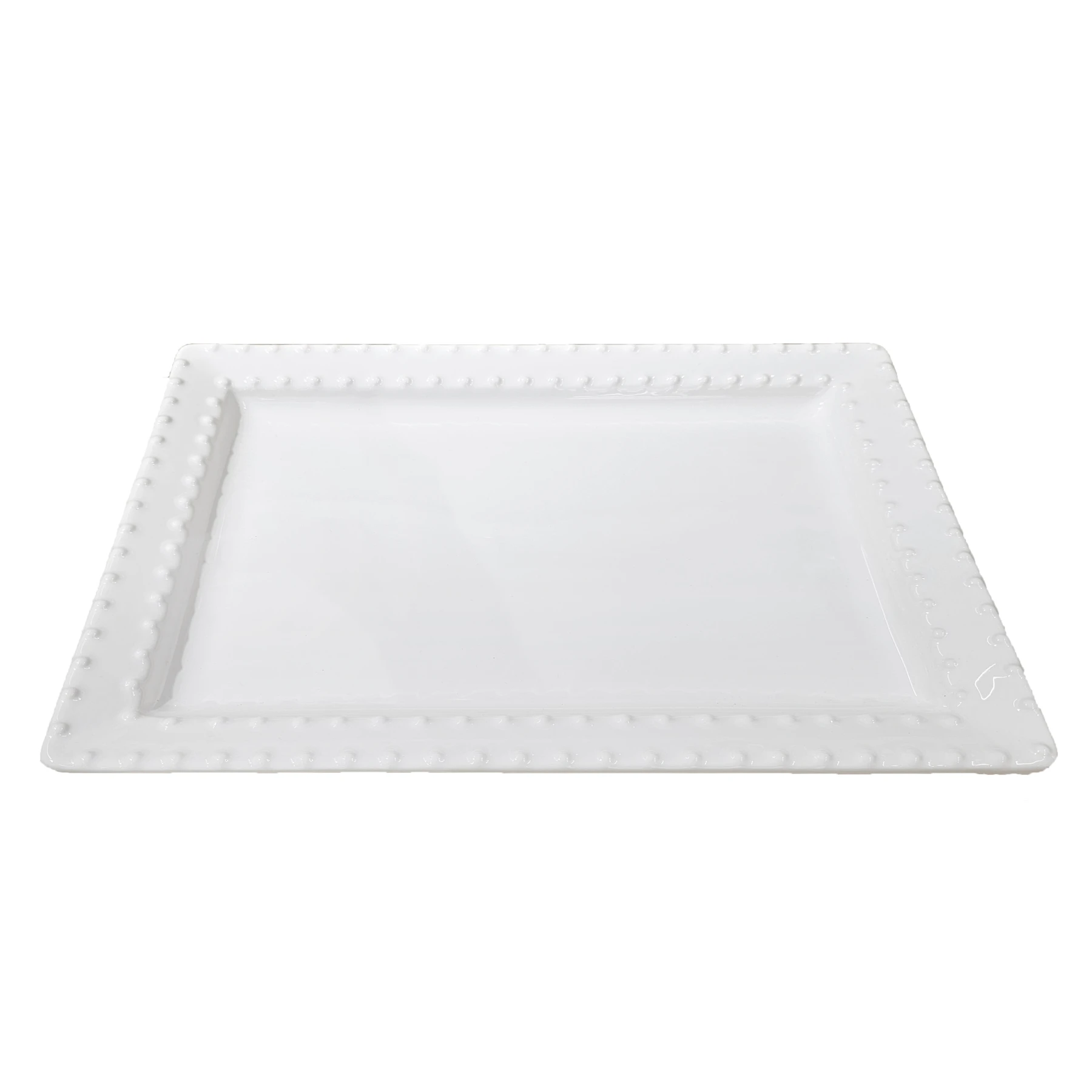  White Platter 44x32 cm Gallery
