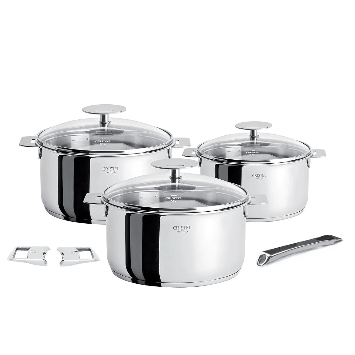 Set of 9 Pcs - Casteline Removable Handle Set Gallery