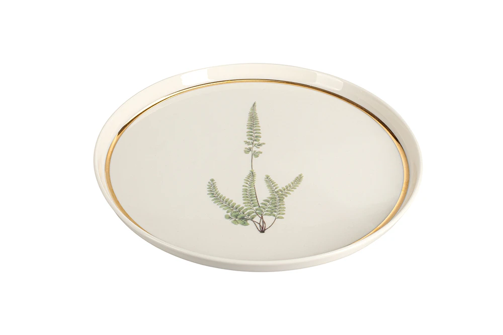  Botanical Design 1 Flat Plate 21cm Gallery