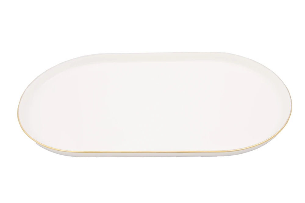  Chopin Gold Banded Oval Plate 32cm Gallery
