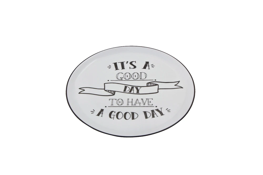  Be Happy Flat Plate 20cm Gallery