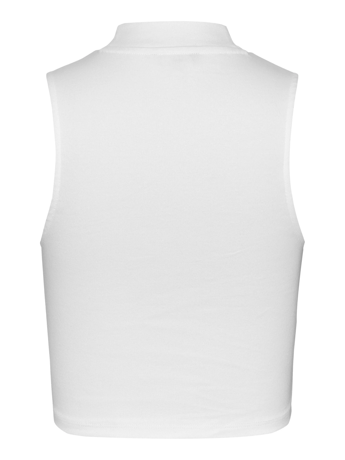  Slim Mock Neck Sleeveless Top Gallery