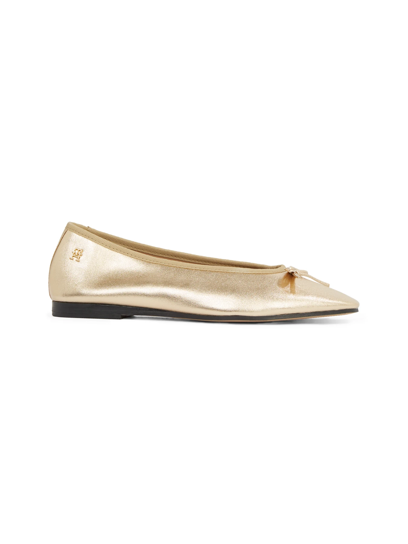  Soft Leather Metallic Ballerina Flats Gallery