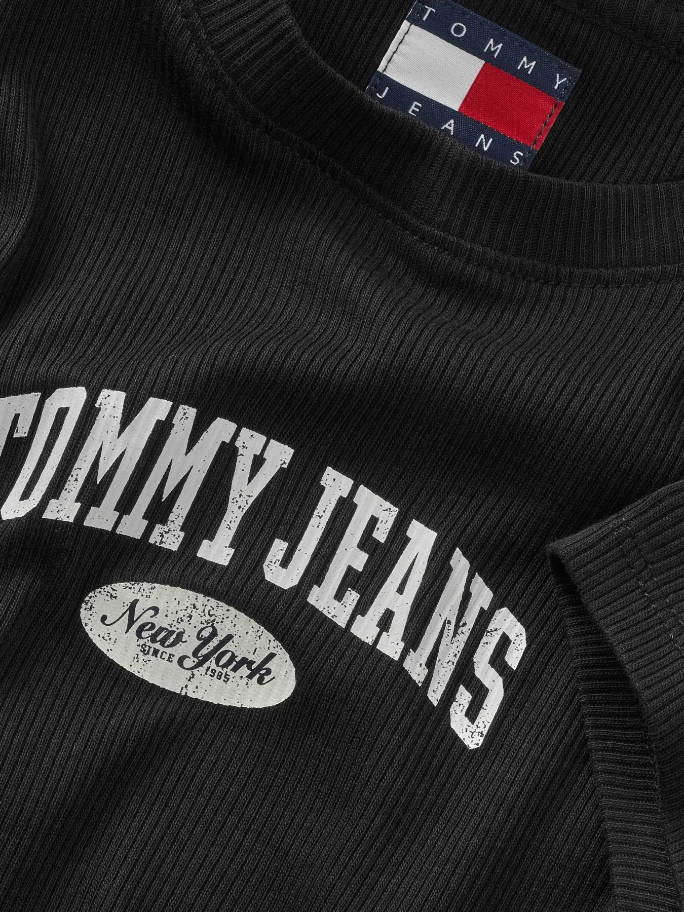  Slim Ribbed Varsity T-Shirt  Gallery