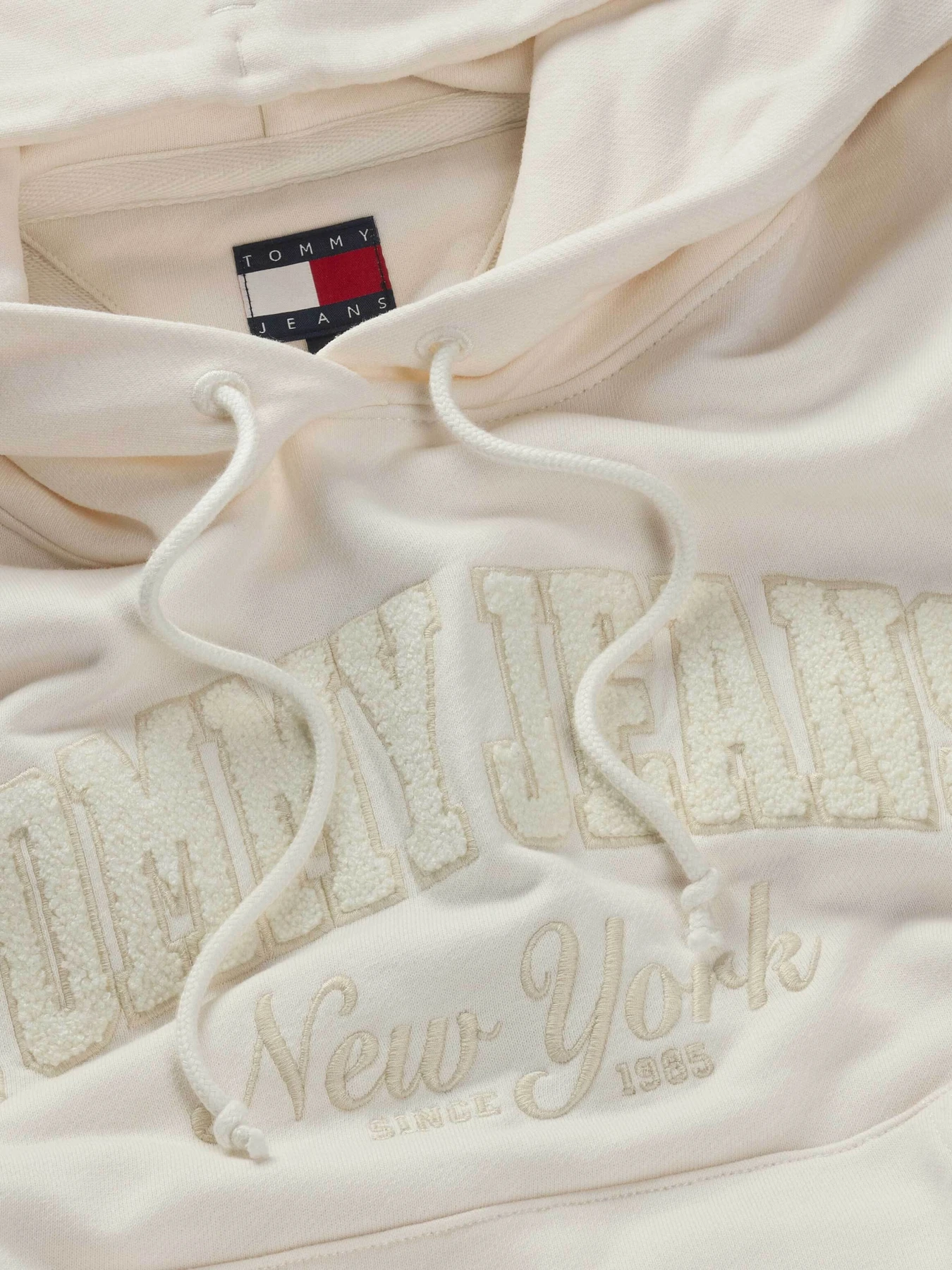  Boxy Cropped Varsity Hoodie Gallery