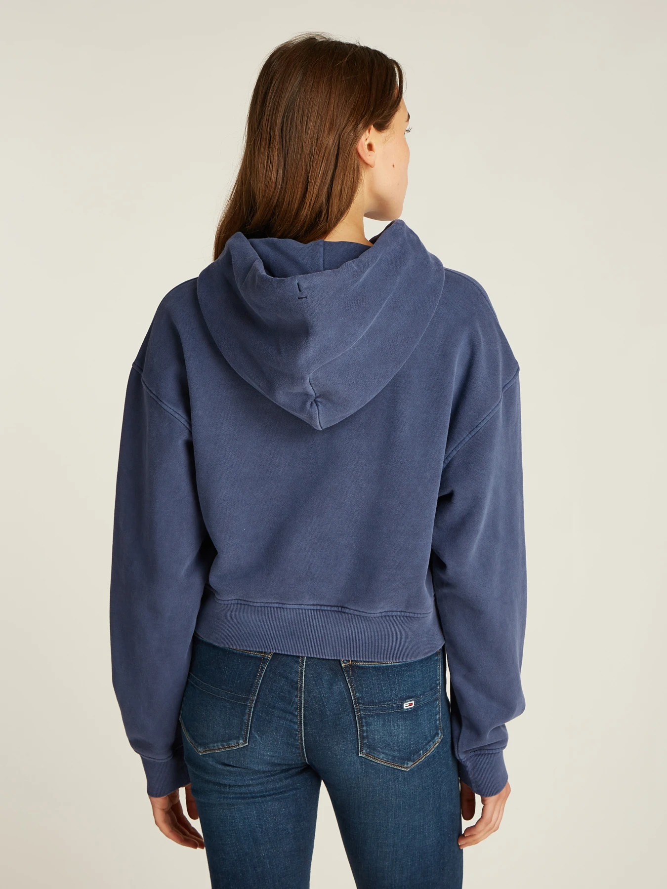  Boxy Cropped Varsity Hoodie Gallery