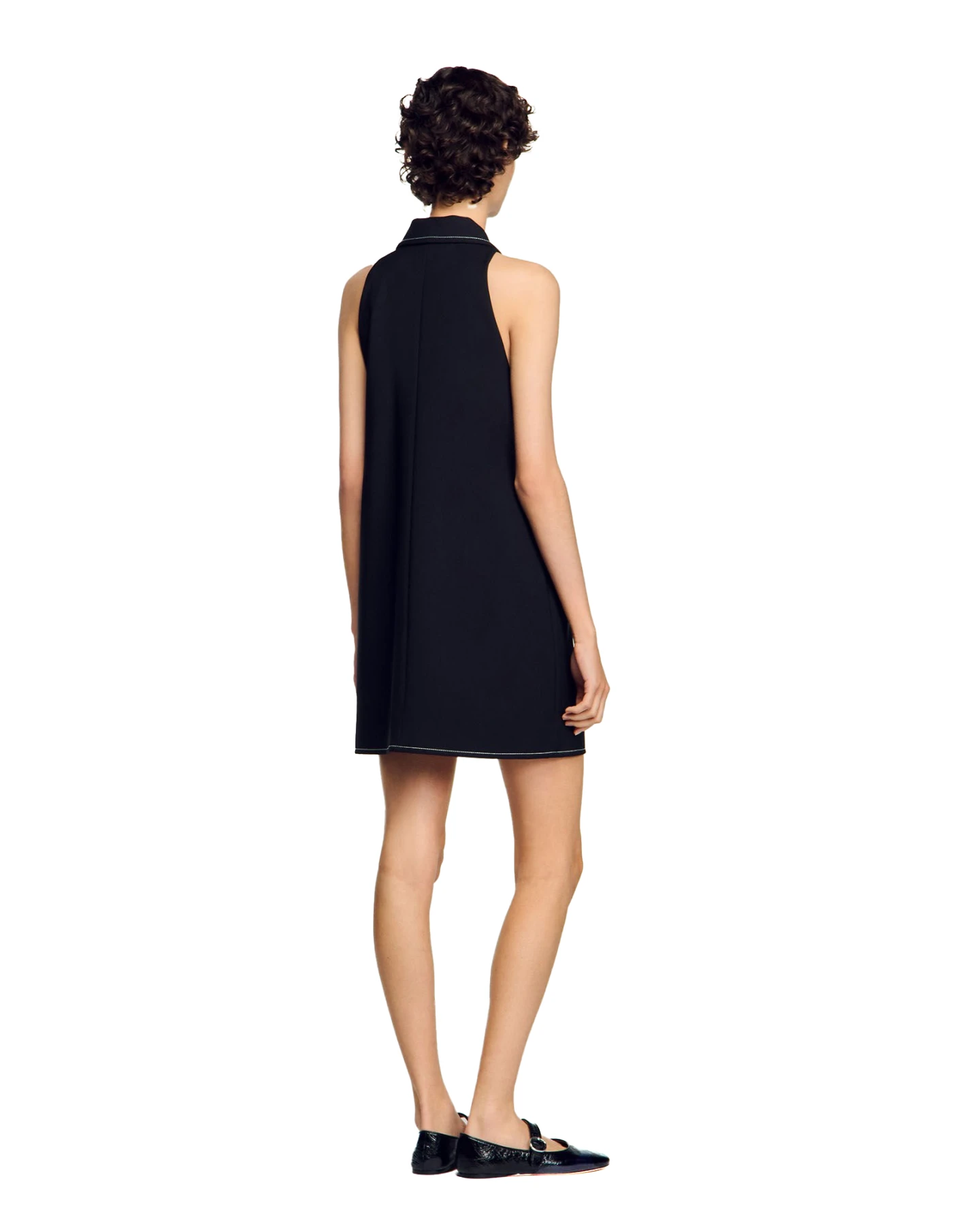 Collar Short Dress Gallery