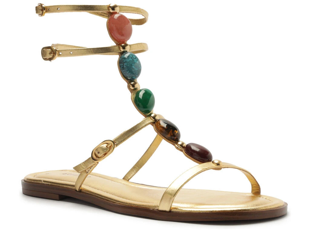  Gemstones Flat Sandals Gallery