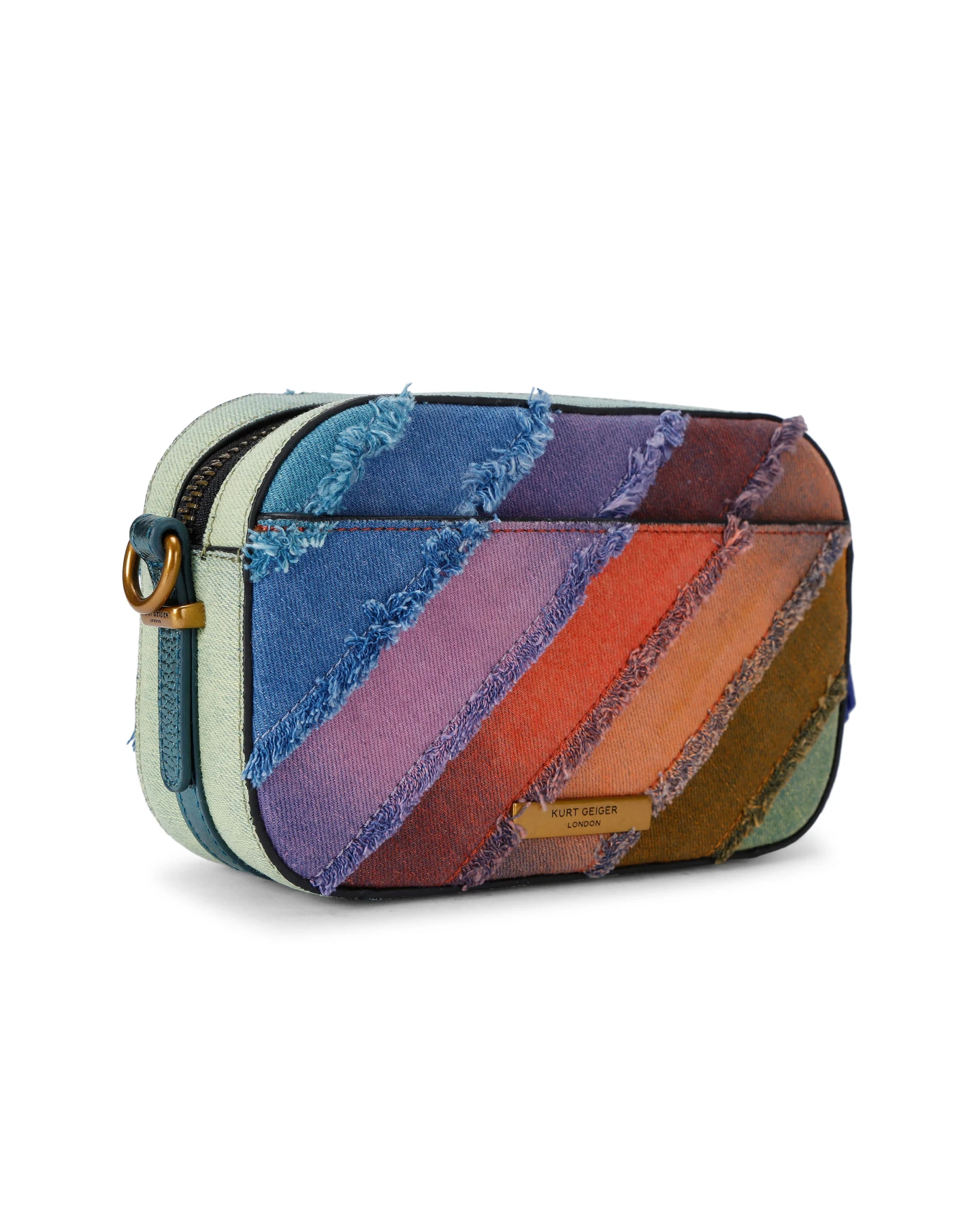  Rainbow Denim Crossbody Bag Gallery