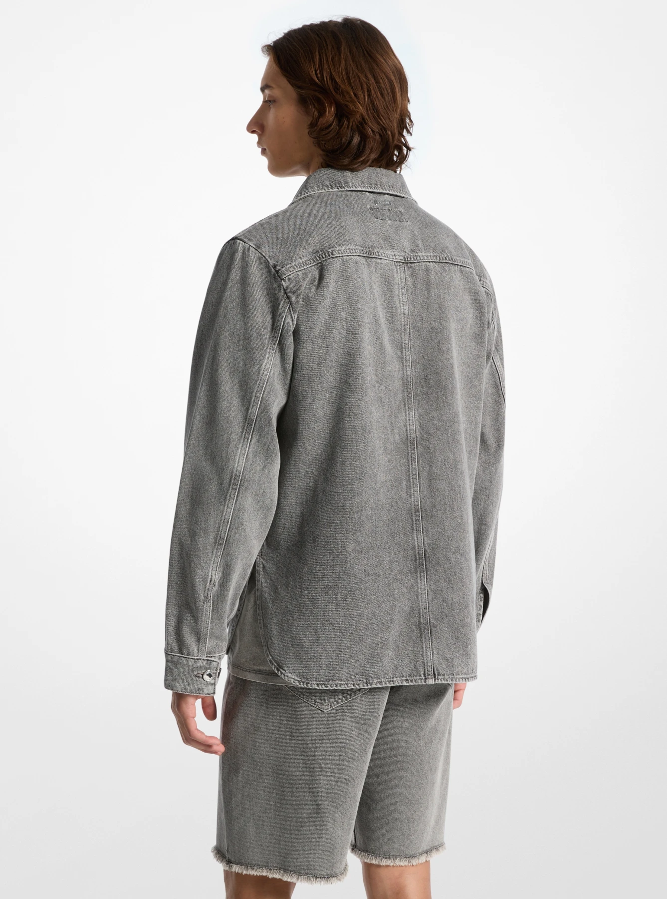  Washed Denim Shirt Jacket Gallery